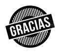 Gracias rubber stamp Royalty Free Stock Photo