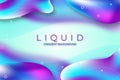 Holographic Vibrant liquid Gradients background