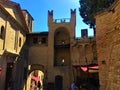 Gradara town, province of Pesaro e Urbino, Marche region, Italy. History, past, art and tourism