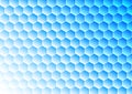 Vector Abstract Blue Gradient Background with Seamless Hexagons Texture Royalty Free Stock Photo