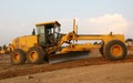 Grader busy working