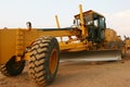 Grader road construction Royalty Free Stock Photo