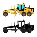 Grader, vector illustration