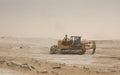 Graders at work in Sand field