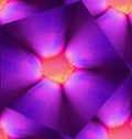 Gradiant light flower effect seamless pattern