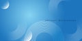 Gradient abstract background with circular line patterns. Vector illustration Royalty Free Stock Photo