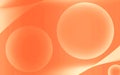 Gradient Aerospace Orange Colored 3D Spheres for Abstract Background