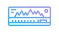 Gradient Audio Waveform Display Icon, vector design Generative AI Royalty Free Stock Photo