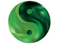 Gradient background in the form of yin yang