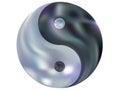 Gradient background in the form of yin yang