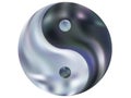 Gradient background in the form of yin yang