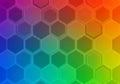Gradient background with a honeycomb pattern Royalty Free Stock Photo