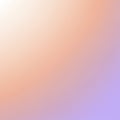 Gradient background with a smooth transition from soft peach to pale violet, creating Royalty Free Stock Photo