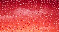 Gradient background transitioning from red to orange, covered with numerous small Royalty Free Stock Photo
