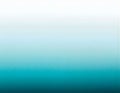 Gradient background transitioning from teal to white, creating a minimalist abstract effect. Royalty Free Stock Photo
