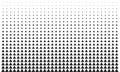 gradient black dot halftone background.symmetrical vertical arranged triangle pattern.Pop art geometric template retro, texture.