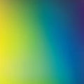 Gradient blend from yellow to blue in smooth transition Royalty Free Stock Photo