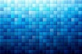 Gradient Blue Geometric Background Light-Dark Squares Texture Royalty Free Stock Photo