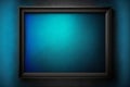 Gradient blue textured with black border, abstract, colors Royalty Free Stock Photo