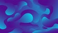 Gradient blue water drop wave colorful background with curve shape and line Royalty Free Stock Photo
