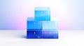 gradient 5 box infographic Royalty Free Stock Photo