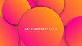 Gradient circle abstract background design Royalty Free Stock Photo
