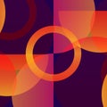 Gradient circle overlapping layer background. Royalty Free Stock Photo