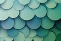 Gradient circles in shades of blue and green, arranged in a minimalist design