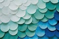 Gradient circles in shades of blue and green, arranged in a minimalist design