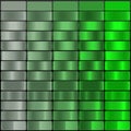 Gradient color Palette. Color are Gray, Gray, Forest Green, Green, Green, Swatches for gradient background and Versatile design Royalty Free Stock Photo