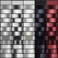 Gradient color Palette. Color are Gray, Light Gray, Lighter Gray, Dark Gray, Dark Red, Swatches for gradient background and Royalty Free Stock Photo