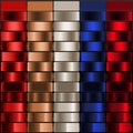 Gradient color Palette. Color are Red, Brown, Light Gray, Dark Blue, Dark Red, Swatches for gradient background and Versatile Royalty Free Stock Photo