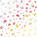 Gradient colorful spots pattern, abstract background or print for textile, wrapping paper, cards, gift boxes. Pale colors gradient Royalty Free Stock Photo