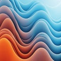 The gradient of colors enhances the sense of depth and movement Royalty Free Stock Photo