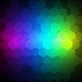 Gradient colors transitioning from purple and blue on the left to Royalty Free Stock Photo