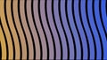 Gradient curved lines. Animation. Colorful curved lines shimmer into each other creating background. Lines move from one