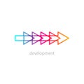 Gradient development icon