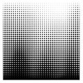 Gradient dot pattern. Fading halftone stipple noise