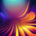 Gradient Fantasy Psychedelic blur orange -purple background