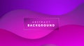 Gradient fluid purple color background. Liquid shapes futuristic concept. Creative wavy wallpaper. Design for Banners Royalty Free Stock Photo