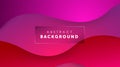 Gradient fluid red color background. Liquid shapes futuristic concept. Creative wavy wallpaper. Design for Banners Royalty Free Stock Photo