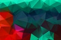 Gradient Green vector shining triangular layout. Glitter abstract illustration