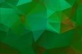 Gradient Green vector shining triangular layout. Glitter abstract illustration