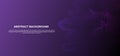 Gradient grid techno lines, hi-tech futuristic abstract background template with geometric shapes vector illustration ultra violet