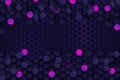gradient hexagonal background vector design Royalty Free Stock Photo
