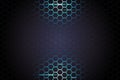 gradient hexagonal background vector design Royalty Free Stock Photo