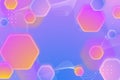 gradient hexagonal background vector design Royalty Free Stock Photo
