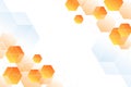 gradient hexagonal background vector design Royalty Free Stock Photo