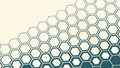 Gradient Honeycomb Geometric Pattern Background, vector design Generative AI Royalty Free Stock Photo