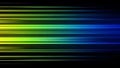 Gradient Horizontal Stripes in Smooth Transition of Yellow Green Blue and Dark Tones Royalty Free Stock Photo
